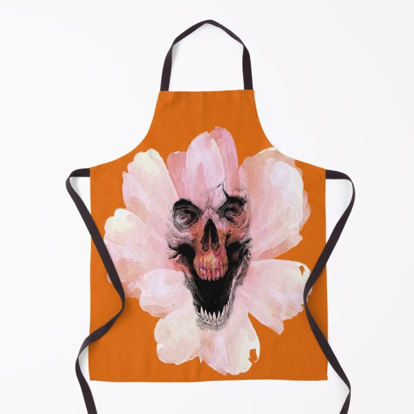 Item preview, Skull face in flower designed and sold by diva-design.