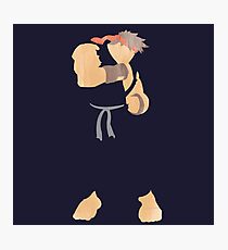 project silhouette 2.0: Dark Ryu Photographic Print