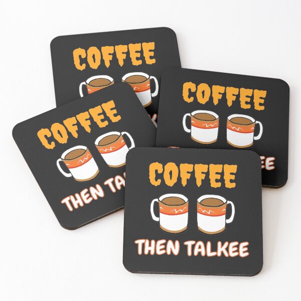Item preview, COFFEE THEN TALKEE designed and sold by LaBelleMaison.