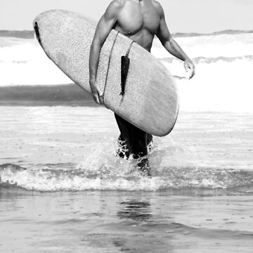 Surfer Black & White Vibes #1 #wall #art Poster for Sale by