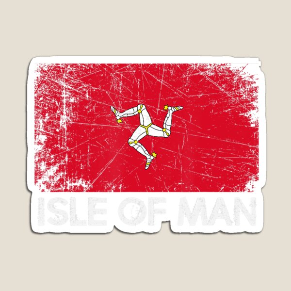 Item preview, Manx Flag Vintage Made In Isle of Man designed and sold by HannaFuhrmann.