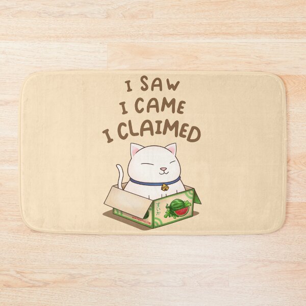 Item preview, I saw I came I claimed Chubby Cat in Watermelon Box  designed and sold by Takeda-art.