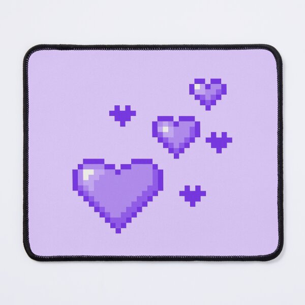 Item preview, Cute purple heart pixel art  designed and sold by Valentine145.