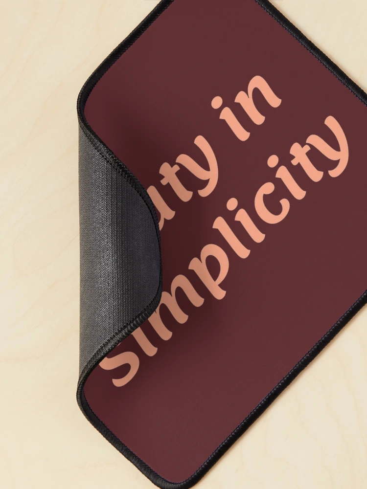 Thumbnail 2 of 5, Mouse Pad, Beauty In Simplicity designed and sold by Cute Bunny.