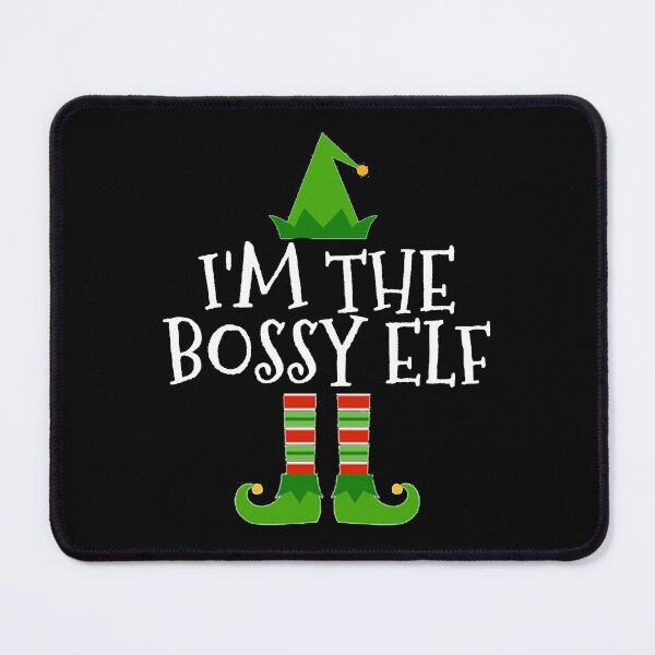 Item preview, I'm The Bossy Elf Matching Family Group Christmas graphic designed and sold by TopRatedDesigns.