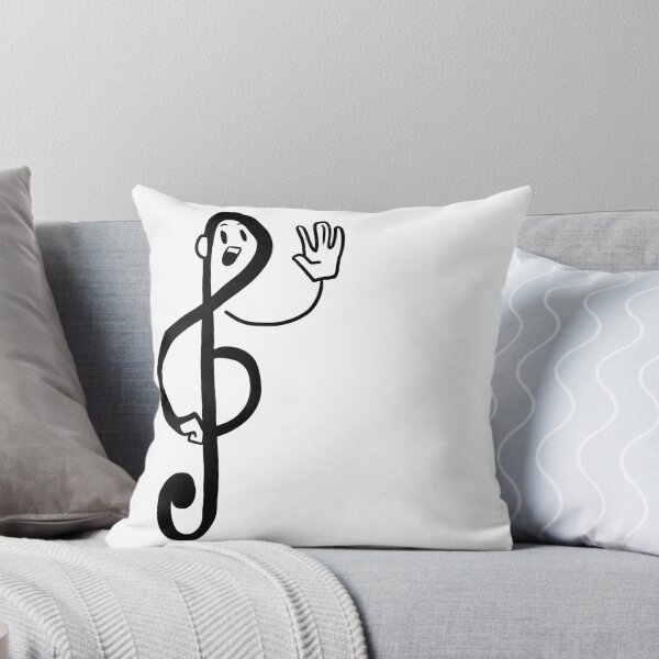 Item preview, Kind Happy G clef designed and sold by cu-b3.