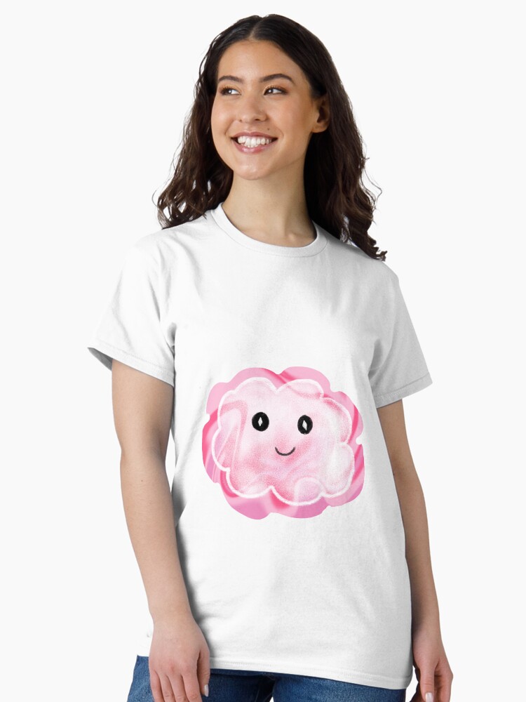Thumbnail 1 of 7, Classic T-Shirt, Pink marbled cloud designed and sold by Multiminjae.