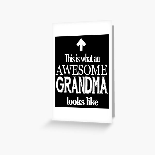 Item preview, Funny Grandma Birthday Gift This is what an Awesome Grandma Looks designed and sold by drwigglebutts.