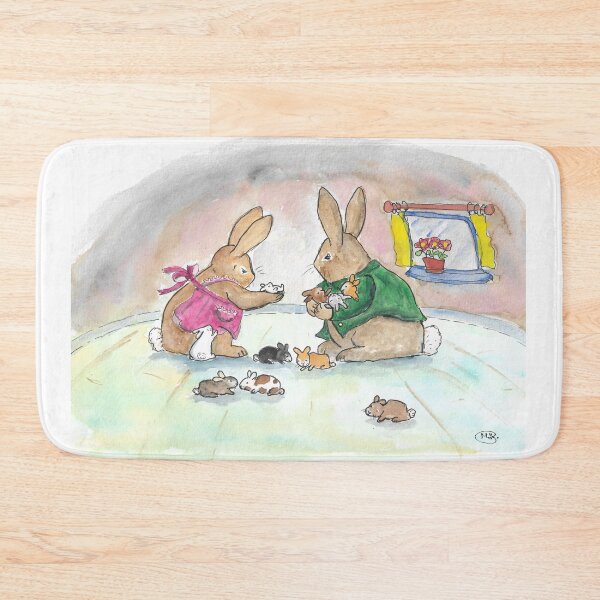 Item preview, Baby Rabbit Family Group. New Parents and Babies designed and sold by Marjansart.