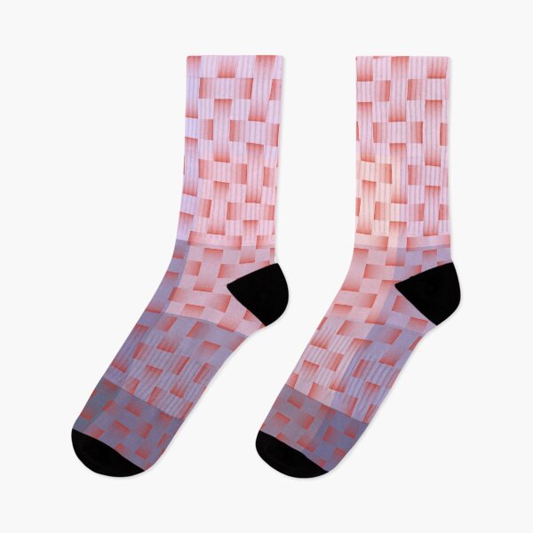 Item preview, BLOCKS AND WEAVE PATTERN - PURPLE AND PINK WITH A HINT OF RED designed and sold by Teresa Chipperfield.