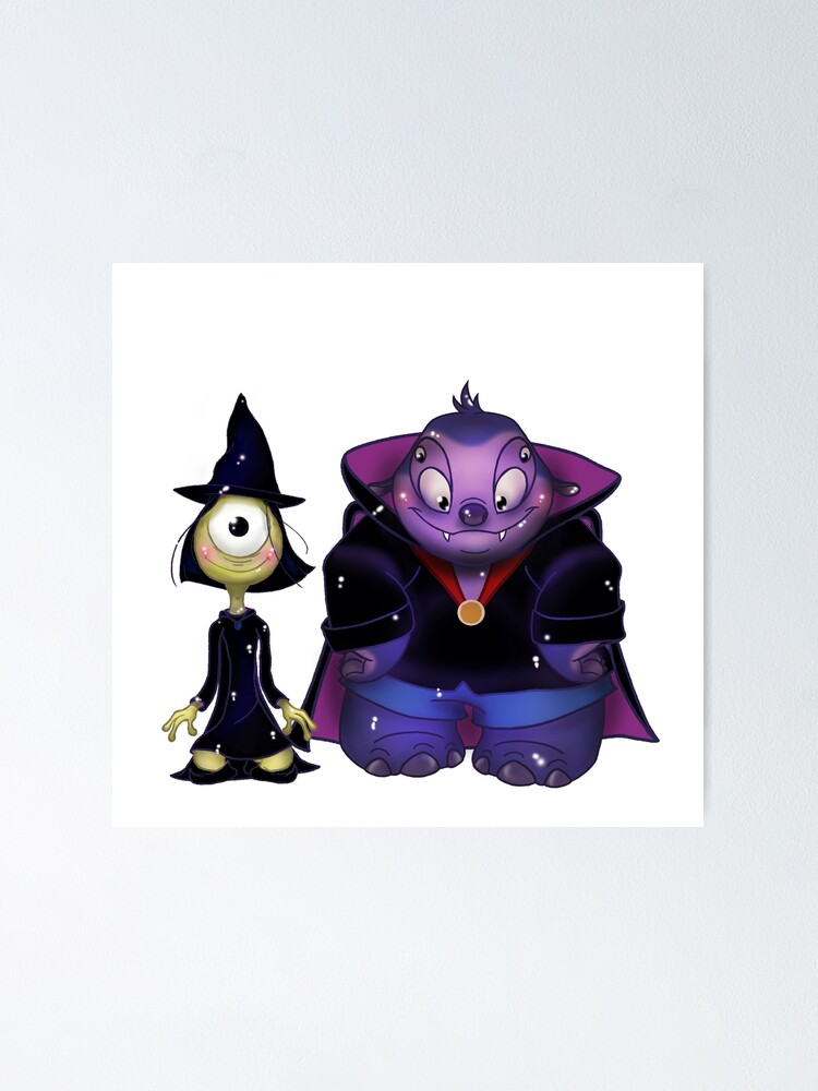 Póster for Sale con la obra «Disfraz de Halloween de Stitch - Lilo