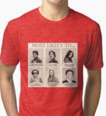 Die 70s zeigen am wahrscheinlichsten ... Jahrbuch Zitate Vintage T-Shirt