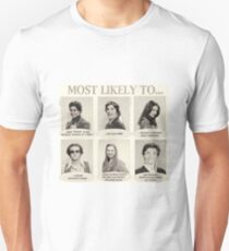 That 70s Show Most Likely To... Yearbook Quotes Unisex T-Shirt