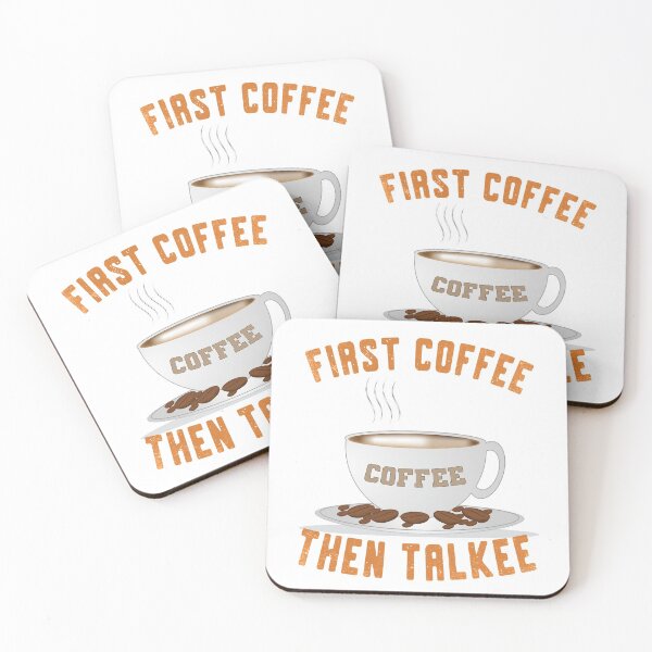 Item preview, First Coffee Then Talkee designed and sold by amishacreates.