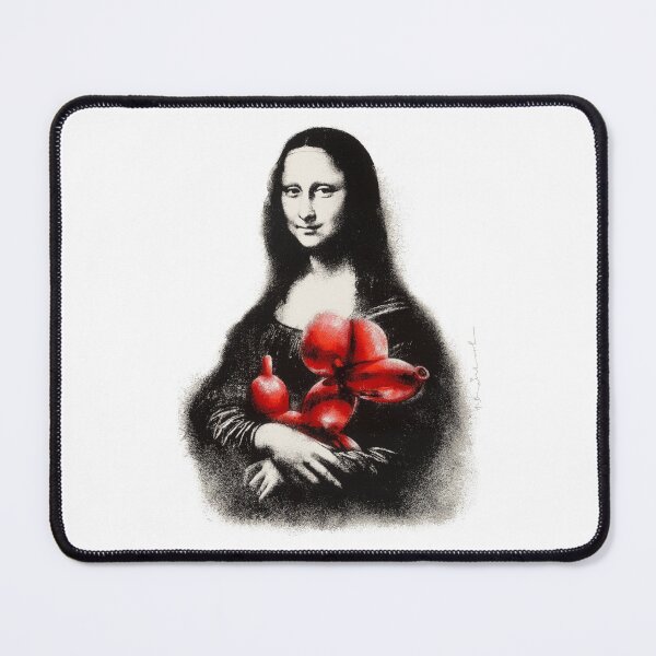 Item preview, Mona Lisa With Jeff Koons Balloon Dog  designed and sold by WE-ARE-BANKSY.