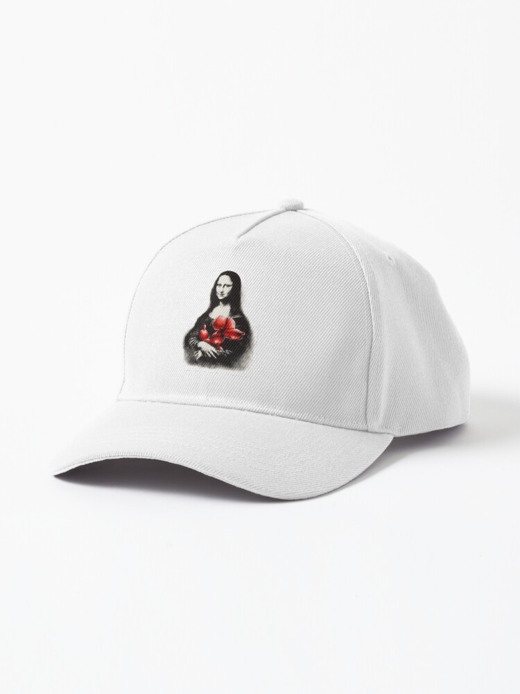 Mona Lisa With Jeff Koons Balloon Dog Cap