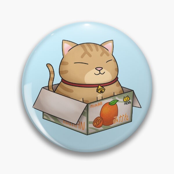 Item preview, Fat Orange Cat in Orange Box designed and sold by Takeda-art.