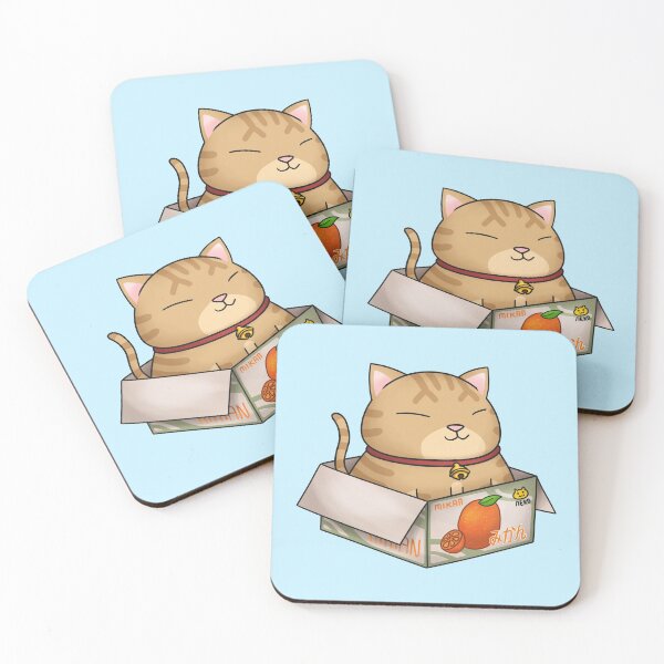 Item preview, Fat Orange Cat in Orange Box designed and sold by Takeda-art.