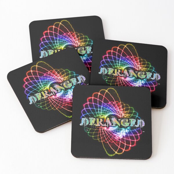 Item preview, Deranged Geometric Fractal Grunge Spiral in Rainbow designed and sold by James-Cole.