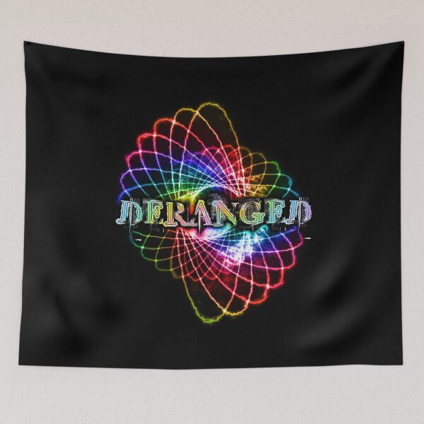 Item preview, Deranged Geometric Fractal Grunge Spiral in Rainbow designed and sold by James-Cole.