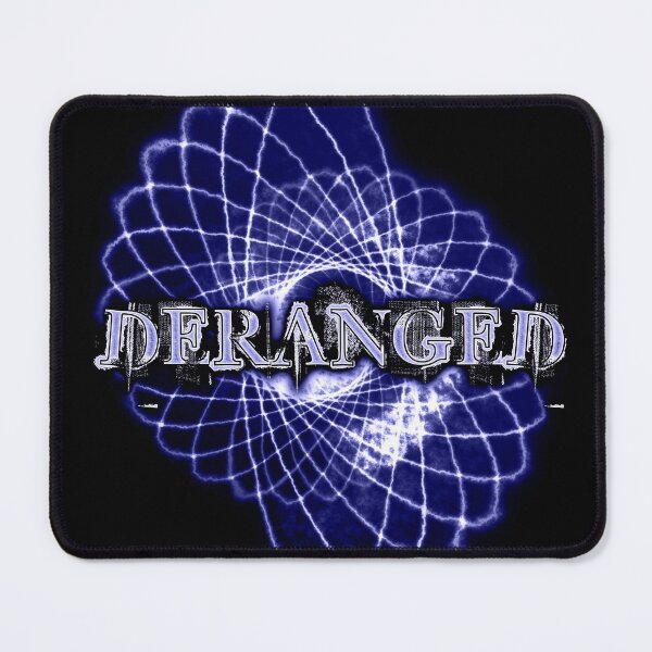 Item preview, Deranged Geometric Fractal Grunge Spiral in Blue designed and sold by James-Cole.