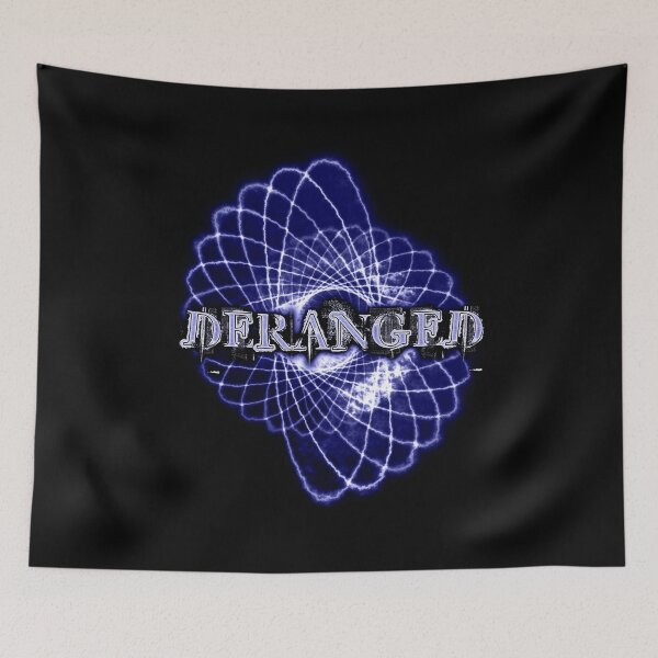 Item preview, Deranged Geometric Fractal Grunge Spiral in Blue designed and sold by James-Cole.