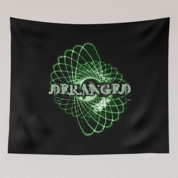 Item preview, Deranged Geometric Fractal Grunge Spiral in Green designed and sold by James-Cole.