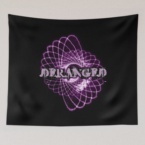 Item preview, Deranged Geometric Fractal Grunge Spiral in Purple designed and sold by James-Cole.