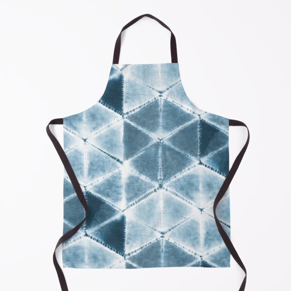 Item preview, Indigo Stitched Shibori Triangles designed and sold by gabrielleneil.