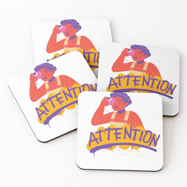 Item preview, Attention girl shirt designed and sold by fouadik.