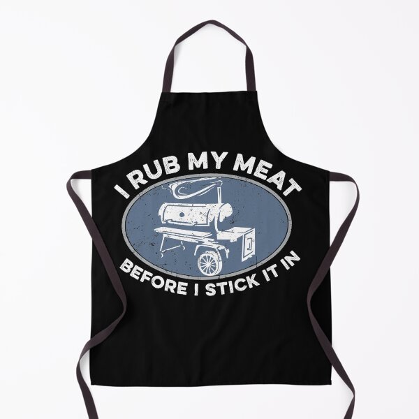 Item preview, BBQ Dad Offset Smoker Pit Accessory I Rub My Meat designed and sold by fatboys.