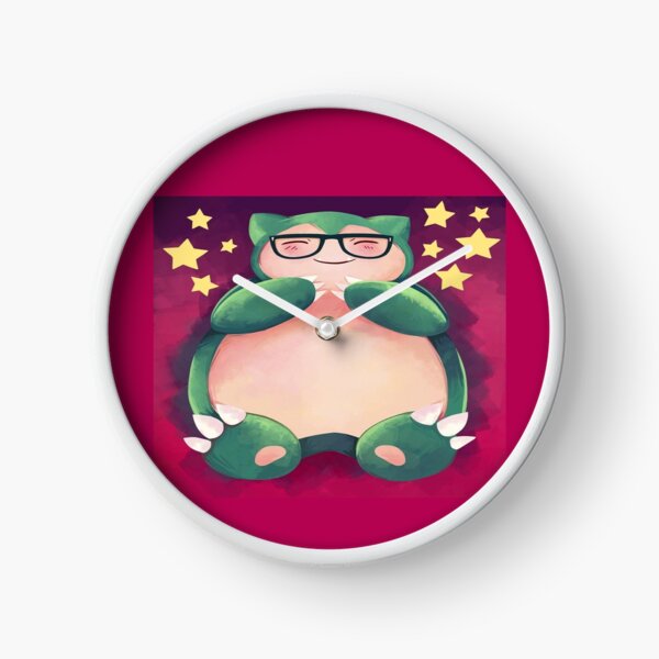 Snorlax Clocks Redbubble