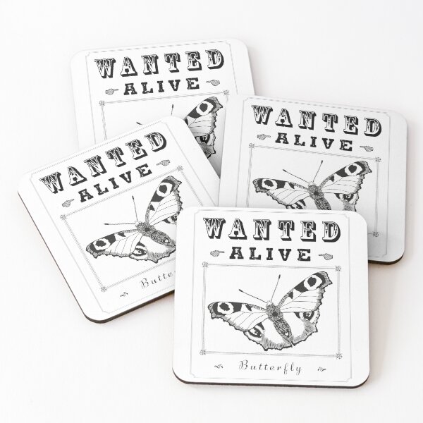 Item preview, WANTED ALIVE - BUTTERFLY Save our Butterflies, Save our Butterflies designed and sold by un-artiges.