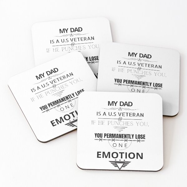 Item preview, My dad is a US veteran if he punches you you permanently one emotion designed and sold by Tiredmenphilo.