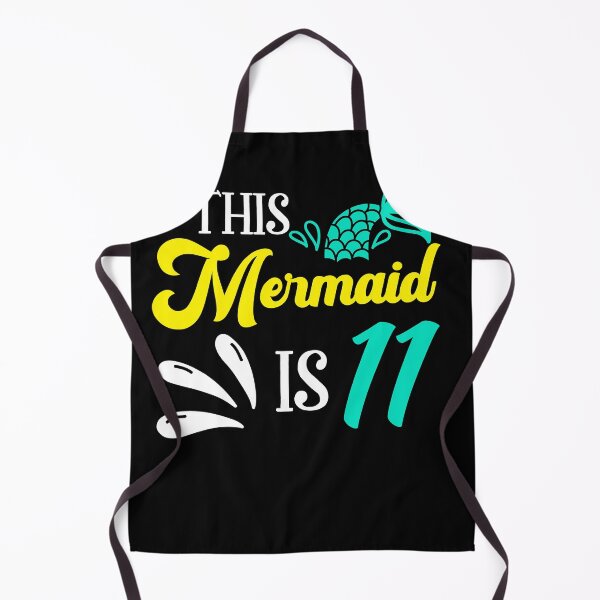 Item preview, Mermaid 11th birthday Design designed and sold by fatshirt.