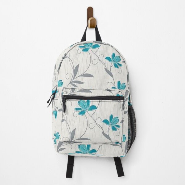 Item preview, Teal And Gray Floral Pattern print on home decor, accessories, apparel, stickers, gifts. PRICES VARY.  Click here   https://lduke47.redbubble.com  designed and sold by lduke47.