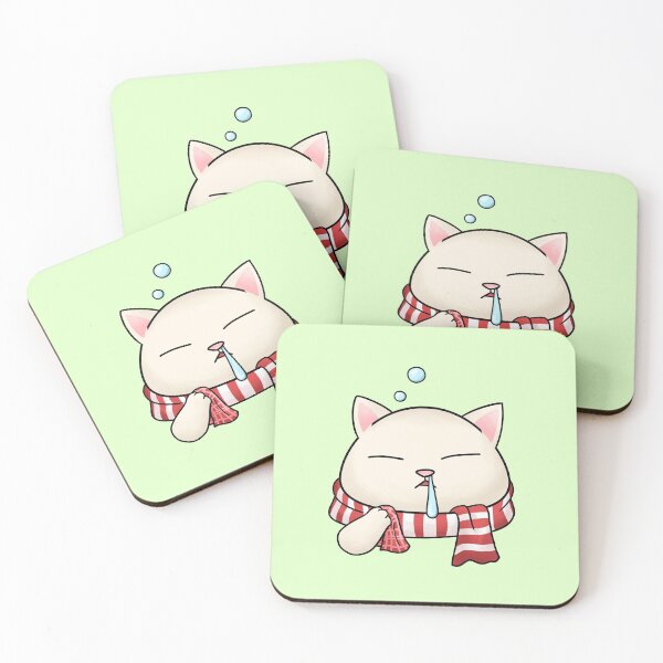 Item preview, Funny Christmas Cat in scarf with runny nose designed and sold by Takeda-art.