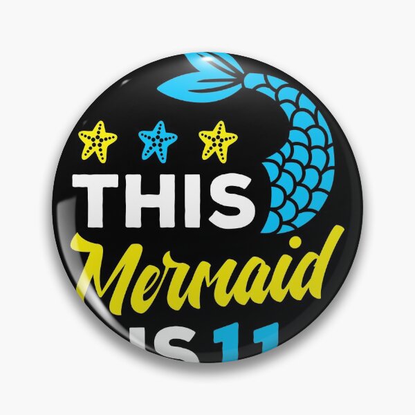 Item preview, Mermaid 11th birthday Design designed and sold by fatshirt.