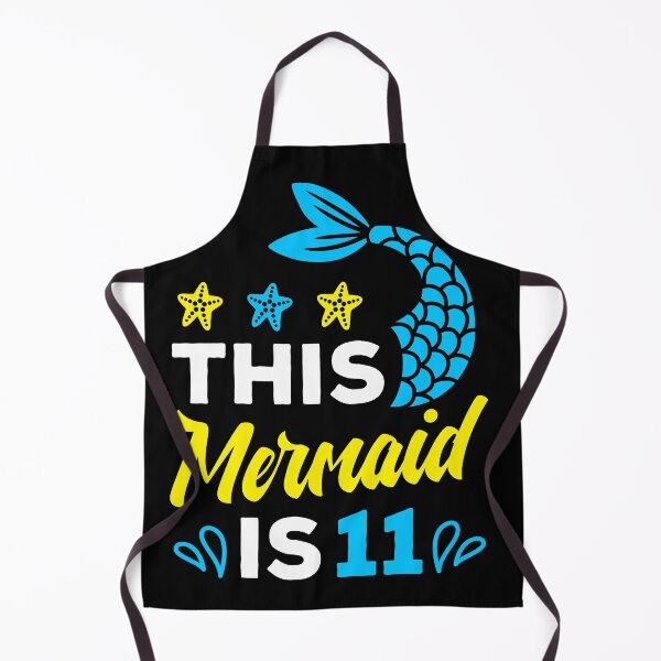 Item preview, Mermaid 11th birthday Design designed and sold by fatshirt.