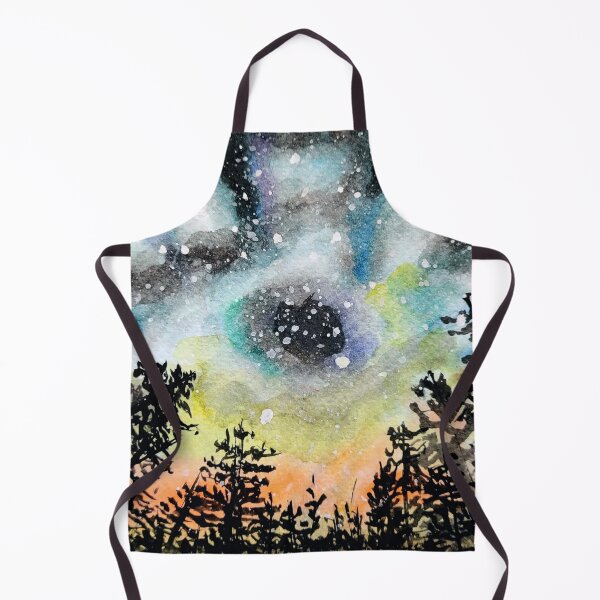 Item preview, Starry night watercolors illustration pattern designed and sold by Ala Lopatniov.