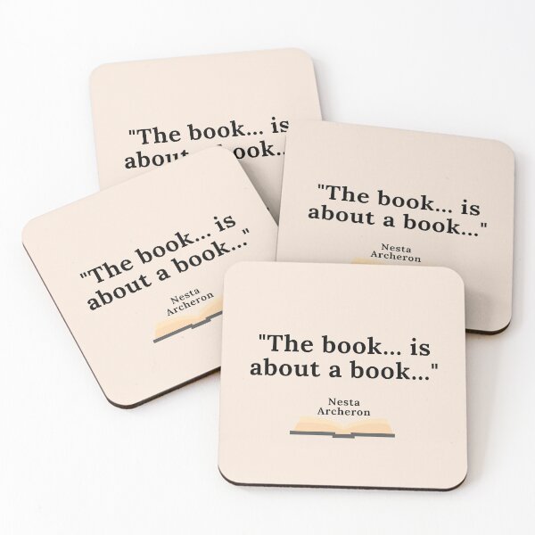 Item preview, The Book Is About A Book - Nesta Quote designed and sold by kimberleyvh.