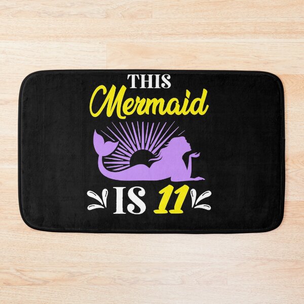 Item preview, Mermaid 11th birthday Design designed and sold by fatshirt.