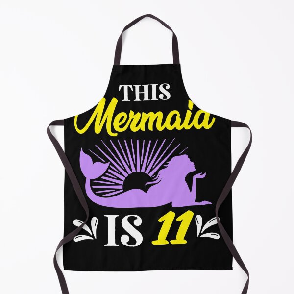 Item preview, Mermaid 11th birthday Design designed and sold by fatshirt.
