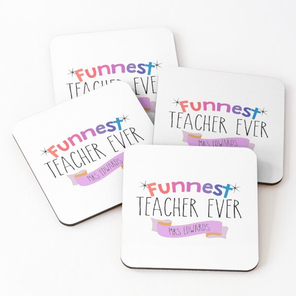 Item preview, Funnest Teacher Ever (Personalised) designed and sold by emeraldseason.