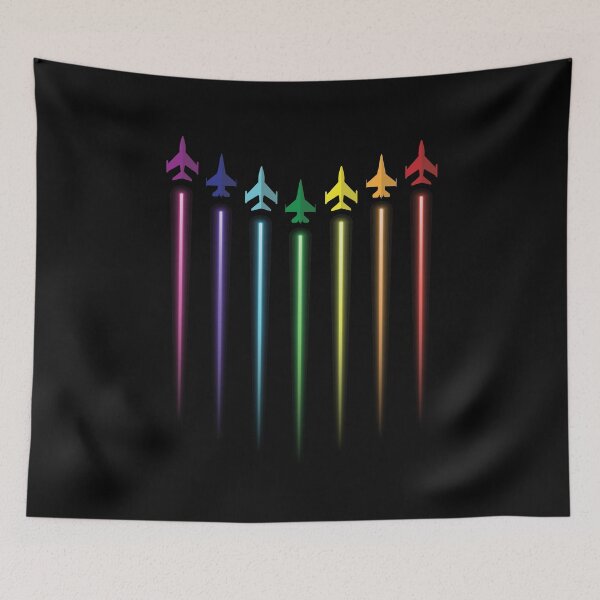 Item preview, Colorful Airplanes With Contrails designed and sold by artado.