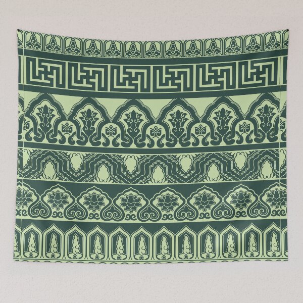 Item preview, Punjabi Cultural Design | Green Colored Print | Punjabi Folk art   designed and sold by WIO Whatever Is ON.