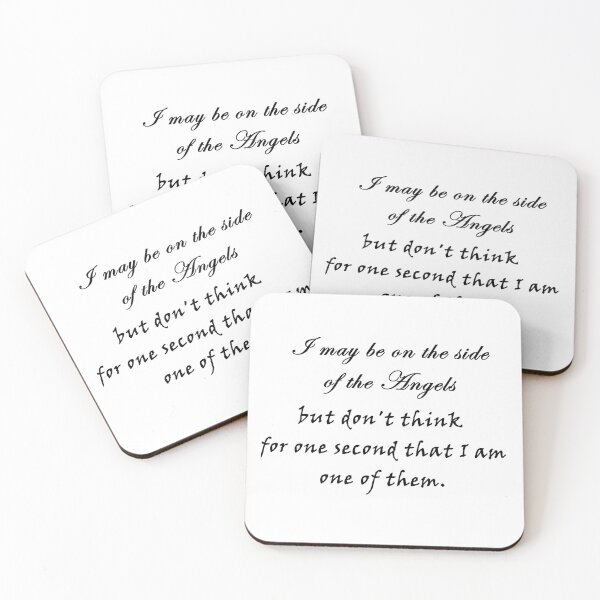 Item preview, I may be on the side of the angels... designed and sold by Alrescha.