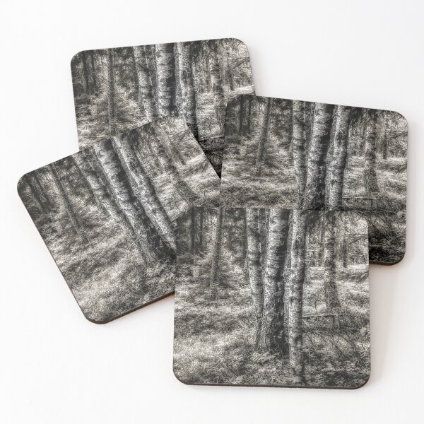 Item preview, Norwegian forest 2. Black & White. designed and sold by Scandinavian.