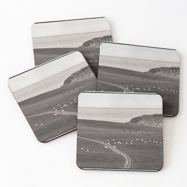 Item preview, Sheep and cattle graze on the Mull of Galloway, Scotland designed and sold by Richard Flint.