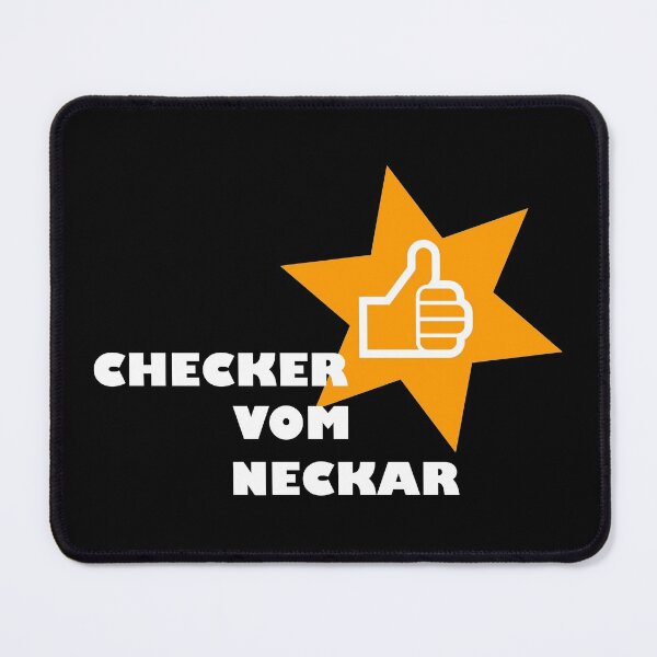 Item preview, Checker vom Neckar - White designed and sold by saechla.